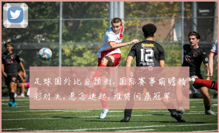 足球国外比分预测,国际赛事前瞻精彩对决,悬念迭起,谁将问鼎冠军