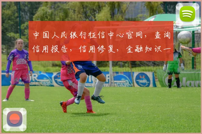 中国人民银行征信中心官网，查询信用报告，信用修复，金融知识一网打尽，轻松了解信用生活三重保障